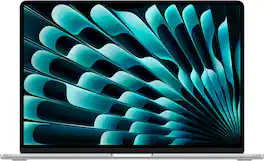 15-inch MacBook Air - Apple M5 chip with 10-core CPU and 10-core GPU - 16GB Memory - 512GB SSD - Silver