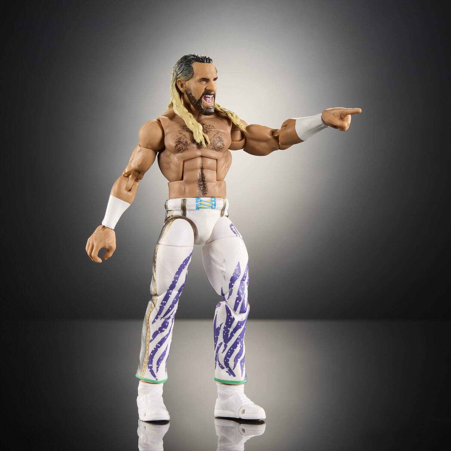 Alt View 3. Mattel - Mattel Collectible - WWE Elite Collection 6" Seth "Freakin" Rollins Action Figure   - Collectibles - Multicolor.