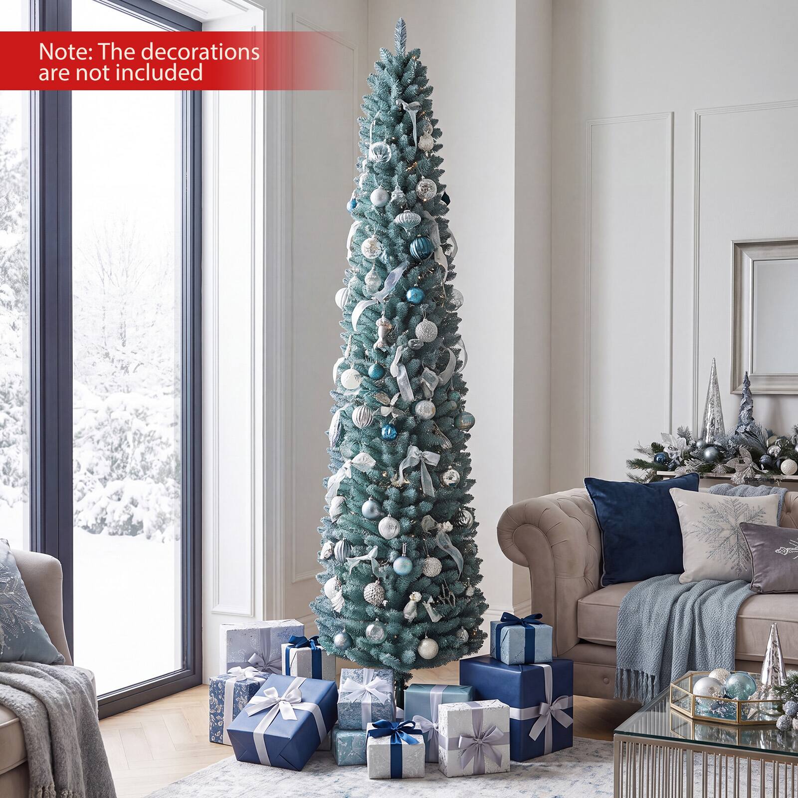 Note: The decorations are not included