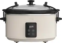 bella PRO - 5-qt. Programmable Slow Cooker - Oatmilk - Front_Zoom