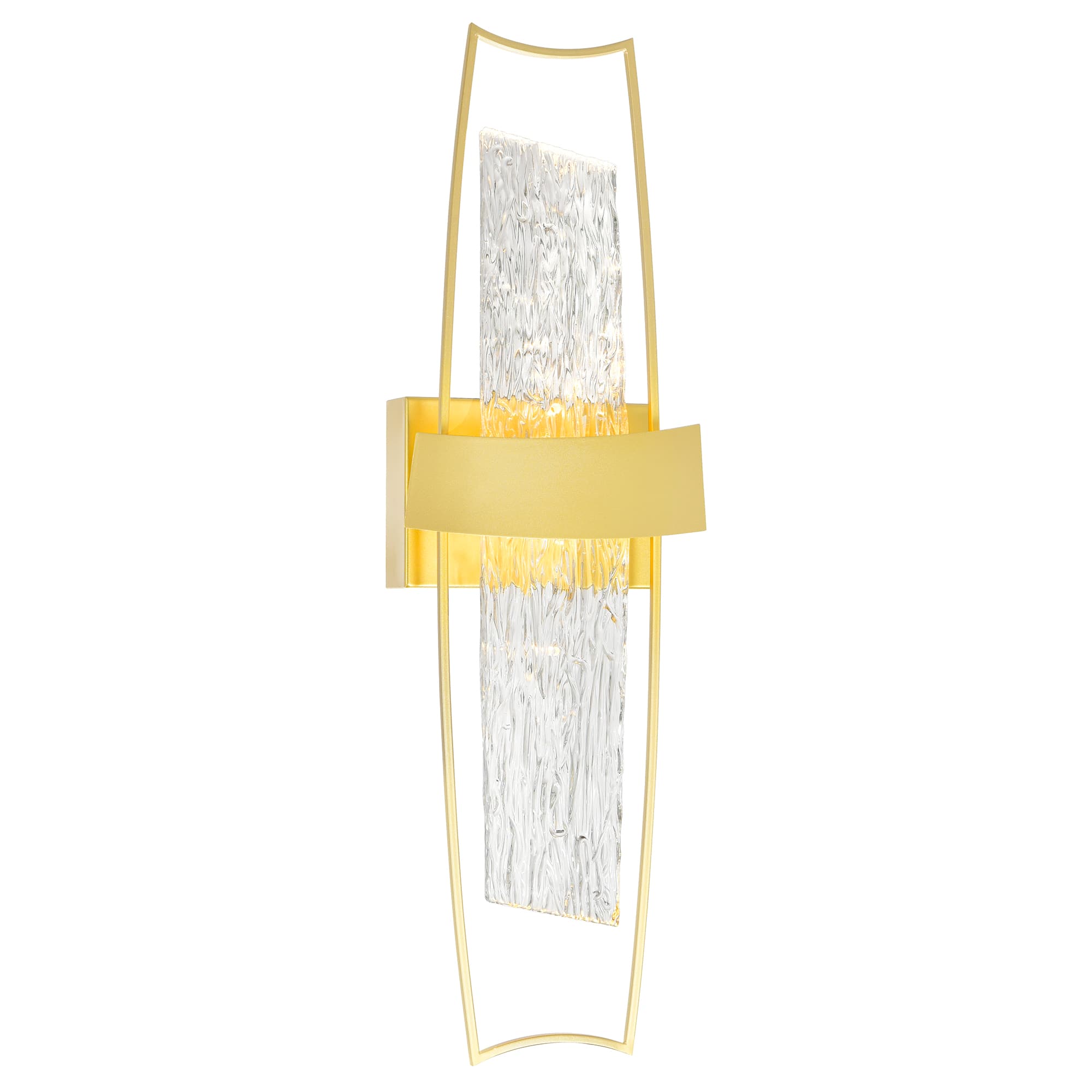 CWI Lighting - Guadiana Integrated LED Wall Light - Satin Gold