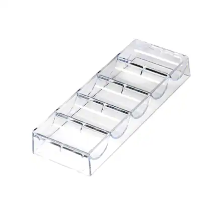 Front. GSE Games & Sports Expert - Casino Grade Poker Chip Tray Rack for Standard Size Chips, Holds 100 Chips (Single).