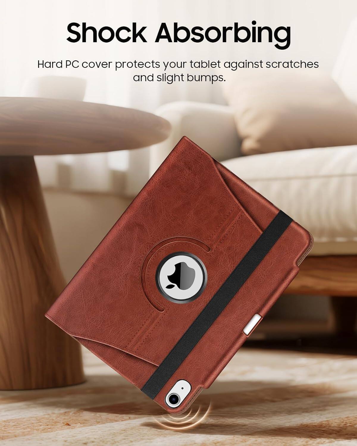 Shock Absorbing  
Hard PC cover protects your tablet against scratches and slight bumps.