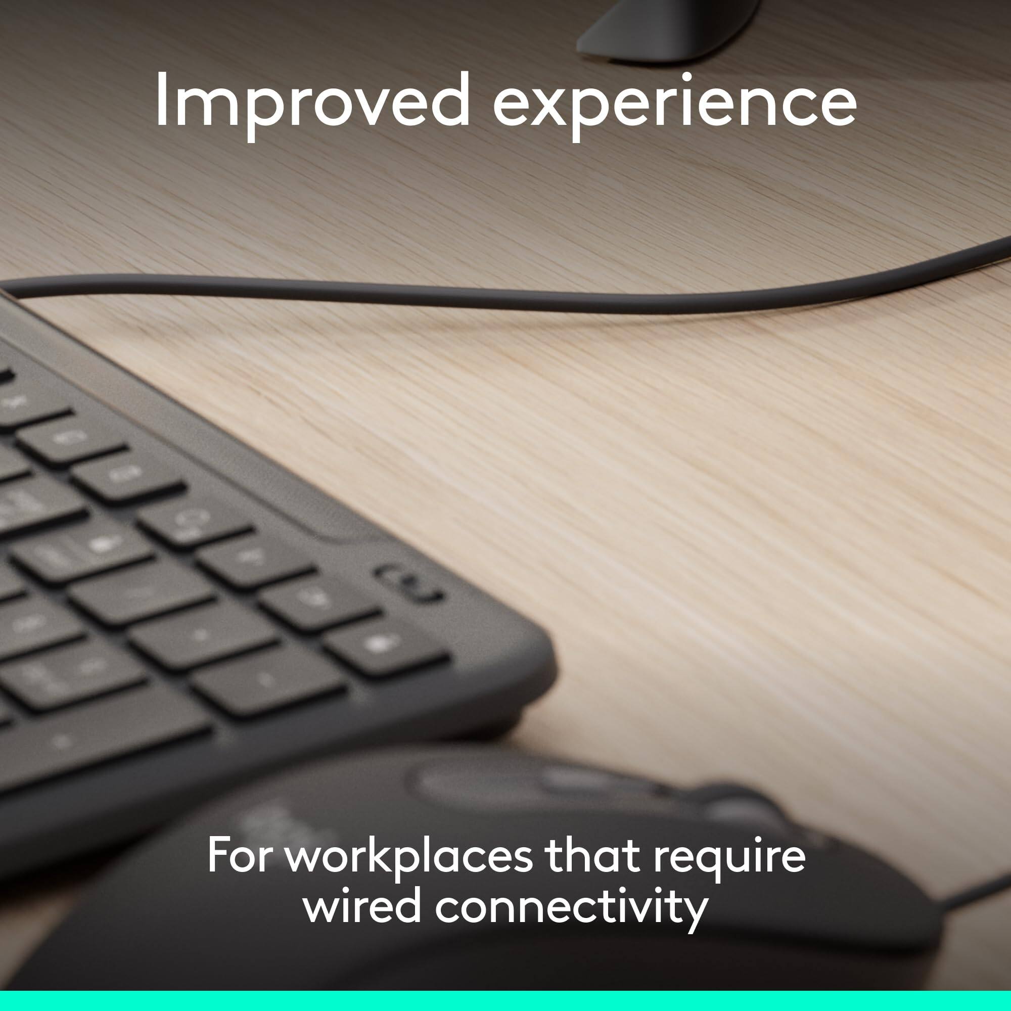 Improved experience

For workplaces that require wired connectivity
