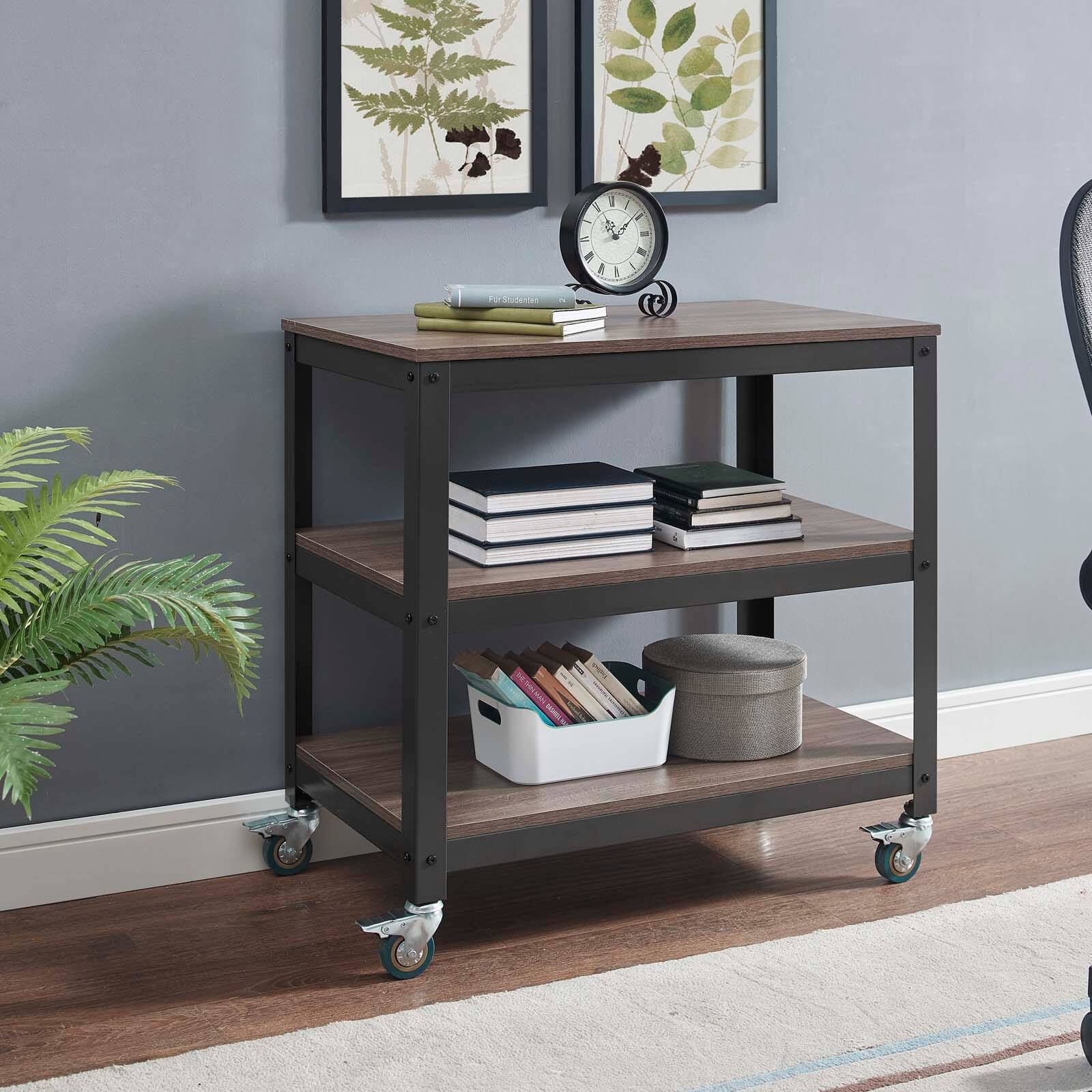 Vivify Tiered Serving Stand by Modway - Gray Walnut