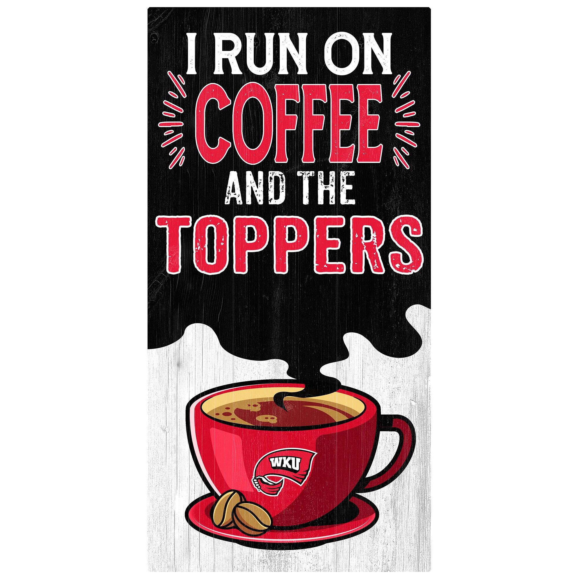 Western Kentucky Hilltoppers 6" x 12" Coffee Wall Art