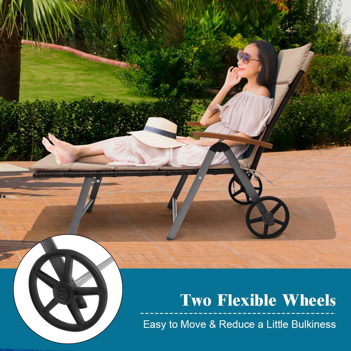 Two Flexible Wheels
Easy to Move & Reduce a Little Bulkiness