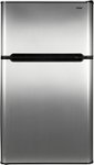 Front Standard. Haier - 3.3 Cu. Ft. Compact Refrigerator - Virtual Steel.