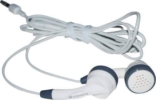 Front Standard. Atomic9 - RumbleBuds - White.