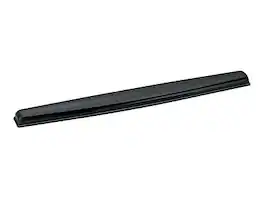 Fellowes - Crystal Gel Wrist Rest, Non-Skid Backing - Black