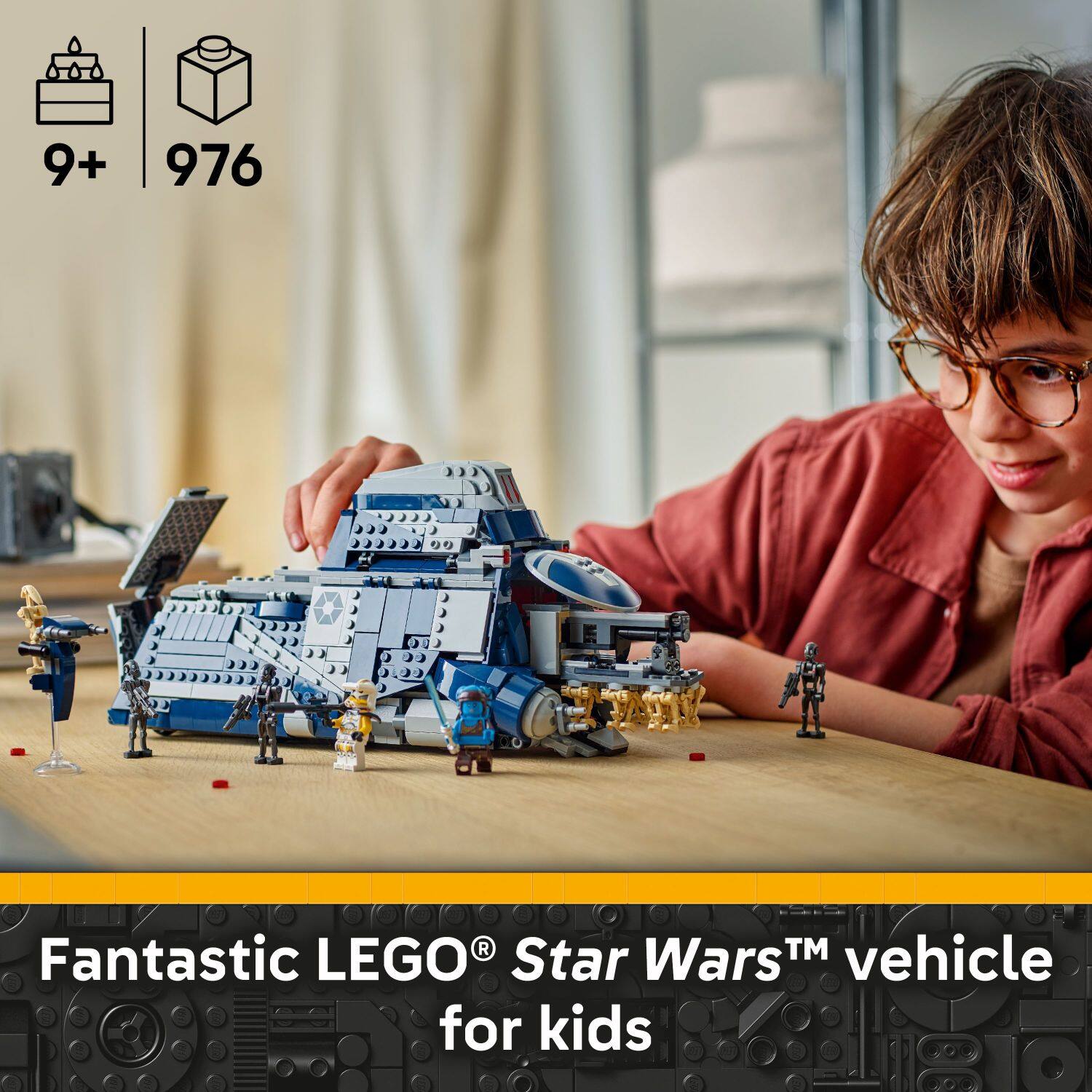 9+ 976 Fantastic LEGO® Star Wars™ vehicle for kids
