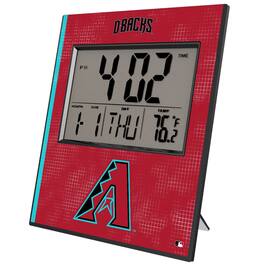 Keyscaper - Arizona Diamondbacks Digital Desk Clock - Multicolor