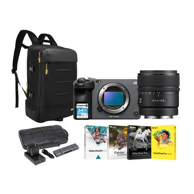Sony FX30 Mirrorless Camera with E 15mm f/1.4 G Lens Bundle and Sony FX30 Mirrorless Camera with E 15mm f/1.4 G Lens Bundle and