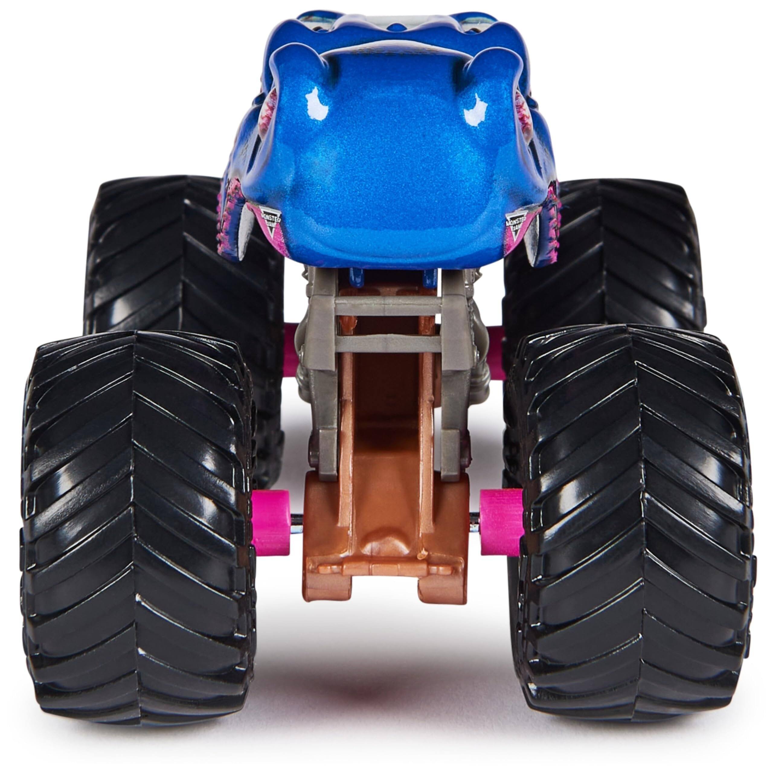 Alt View 1. Monster Jam - Monster Jam Kraken 1:64 Scale Series 34 Die-Cast Monster Truck Toy, Ages 3+ - Blue.