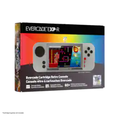 EVERCADE EXP-R
EVERCADE Retro Console
Evercade Cartridge Console
Officially Licensed Cartridges
Expandable Library
60+ Cartridge System
Cartouches Sous licence officielle
Bibliothèque extensible
Système de cartouches