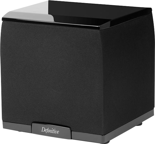 Angle View: Definitive Technology - SuperCube 2000 7-1/2" 650W Powered Subwoofer - Black