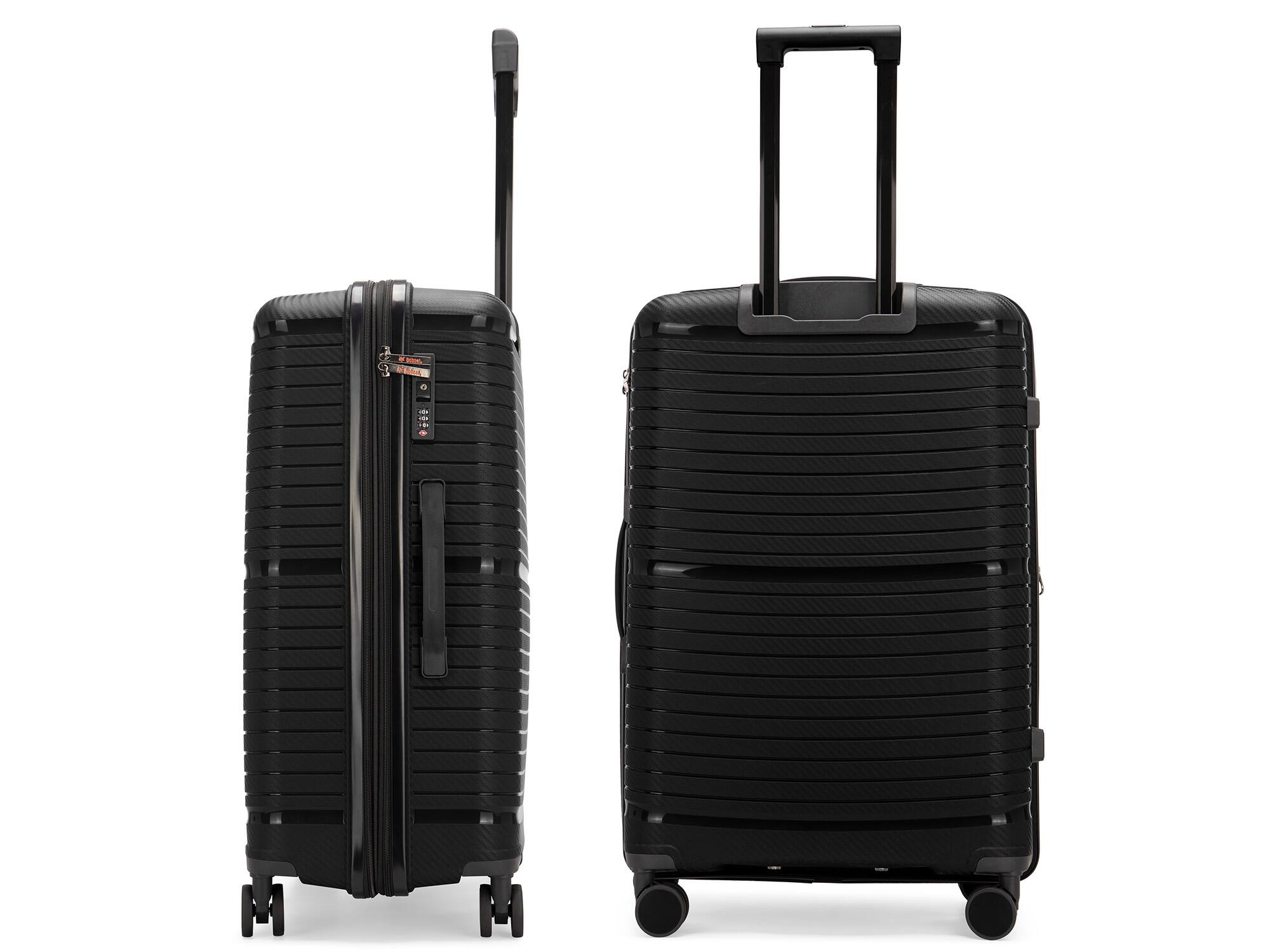 Bobcat Trencher 3 Piece Expandable Hardside Spinner Luggage Set