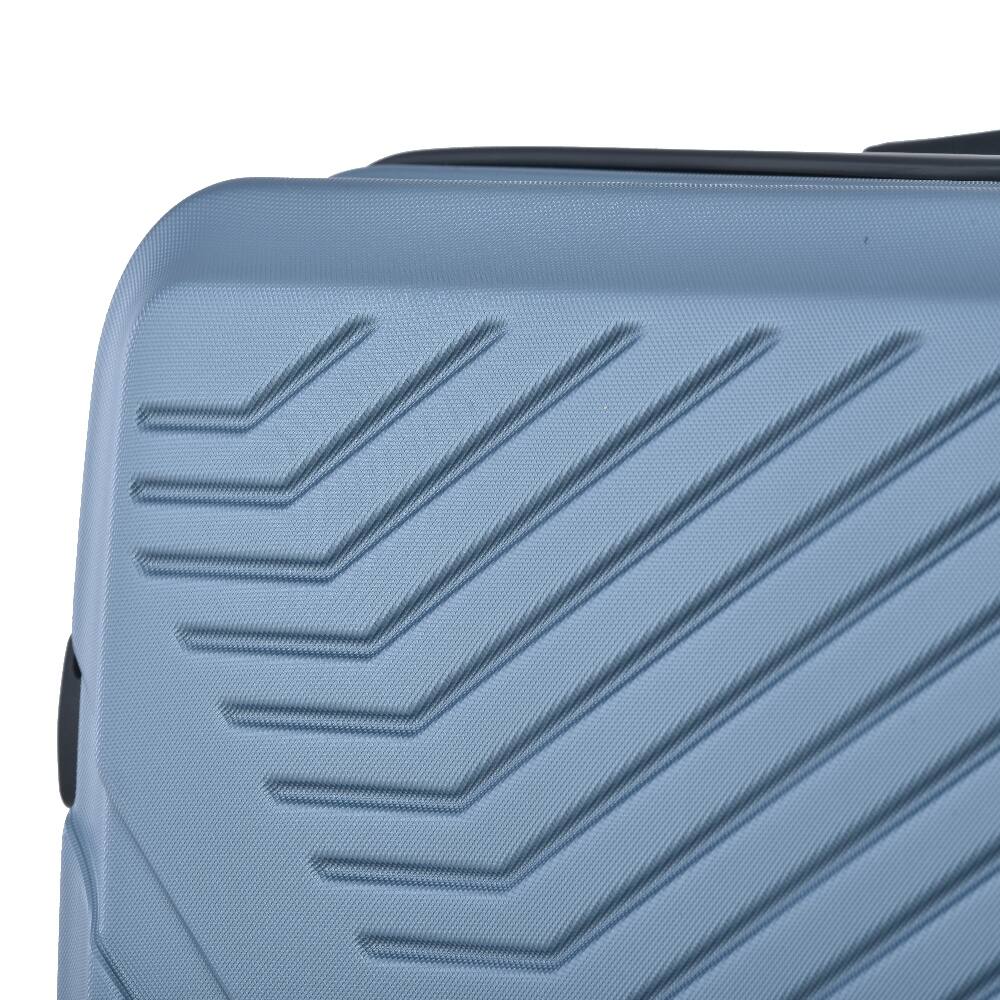 Alt View 9. Ropilly - Ropilly 3 Piece Luggage Set Blue Hard Case Luggage 20/24/28 Inch - Blue.
