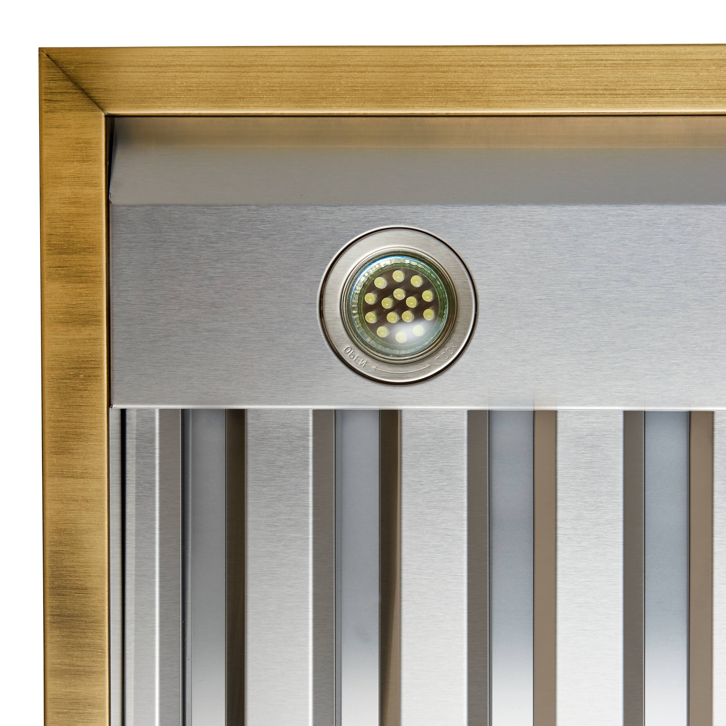 Alt View 8. Forno Appliances - Vittorio 48" Vented Range Hood - Black.