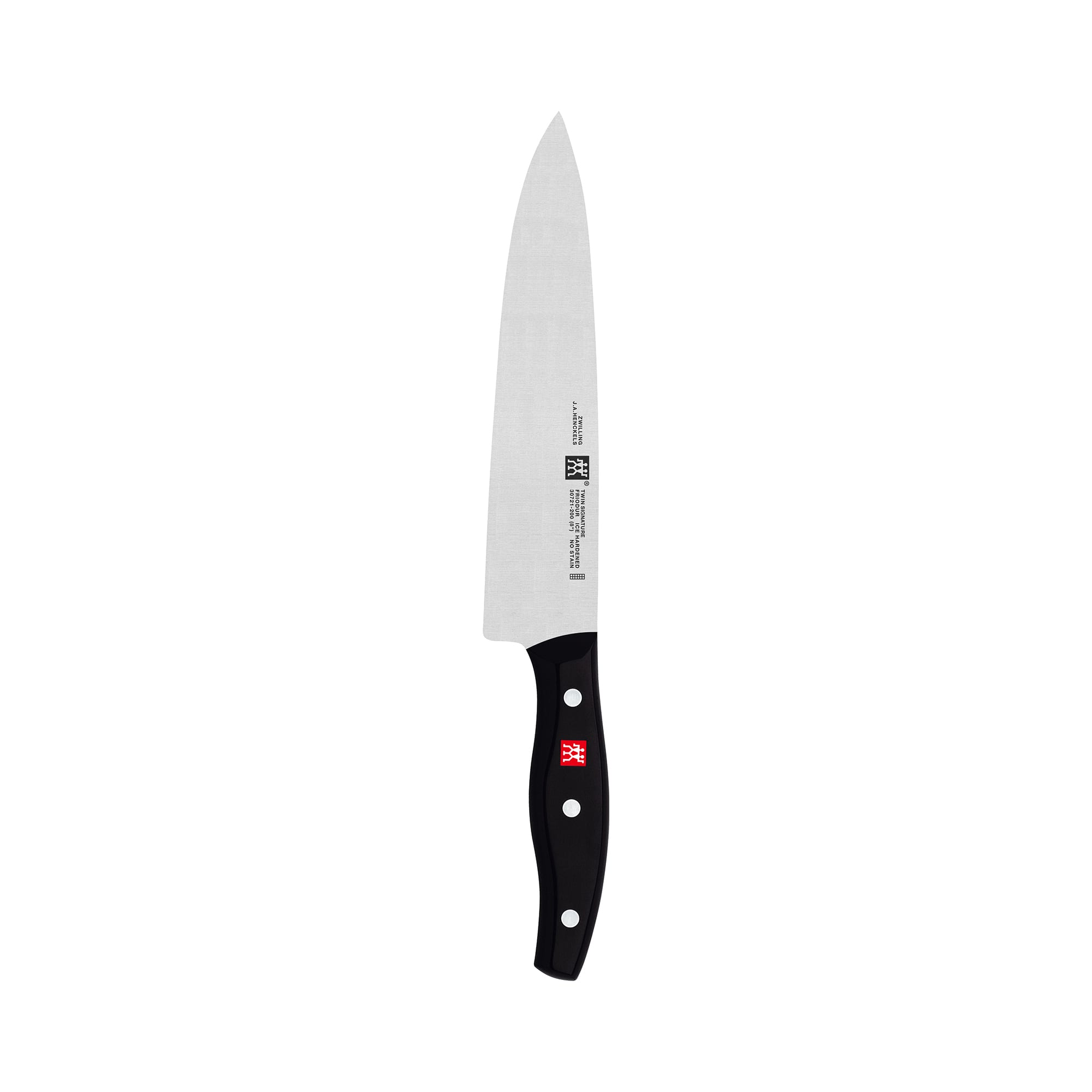 ZWILLING - TWIN Signature 8-inch German Chef Knife, Kitchen Knife, Knife, Black - Stainless Steel