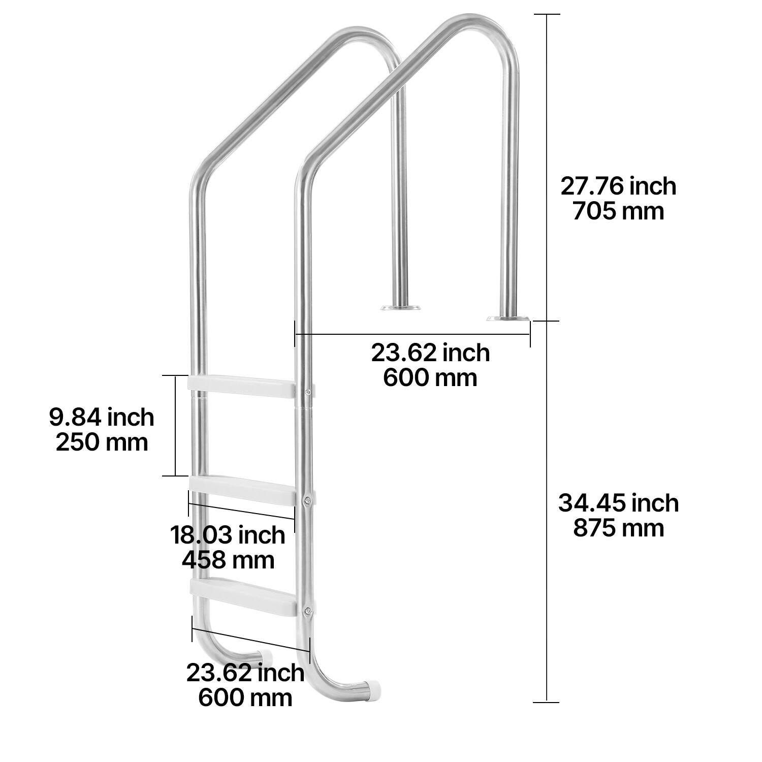 27.76 inch  
705 mm  

23.62 inch  
600 mm  

9.84 inch  
250 mm  

18.03 inch  
458 mm  

34.45 inch  
875 mm  

23.62 inch  
600 mm
