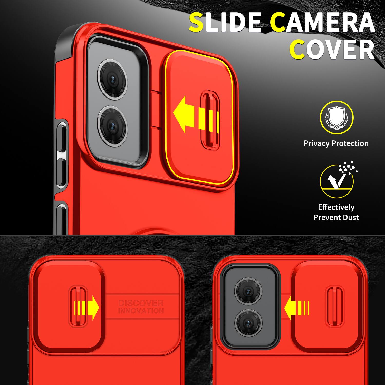 SLIDE CAMERA COVER

Privacy Protection

Effectively Prevent Dust

DISCOVER INNOVATION