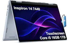 Dell - Upgraded - Inspiron 14 - 14" FHD+ 2-in-1 Touchscreen Laptop - Intel Core i5-1334U 2023 - 16GB Memory - 1TB Storage - Ice Blue