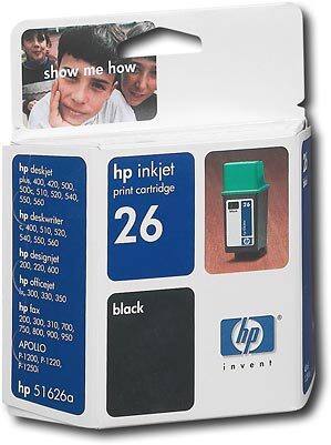 Angle Standard. HP - Ink Cartridge - Black - Black.