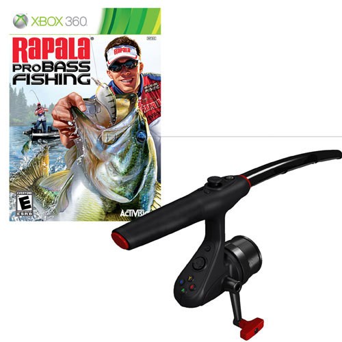Best Buy: Rapala Pro Bass Fishing with Rod & Reel Peripheral Xbox 360 76411