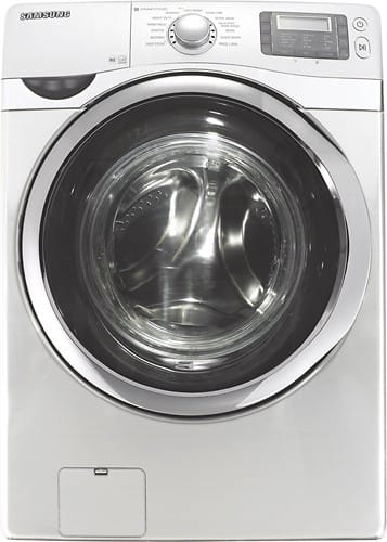Front Standard. Samsung - 4.3 Cu. Ft. 13-Cycle Steam Washer - White.