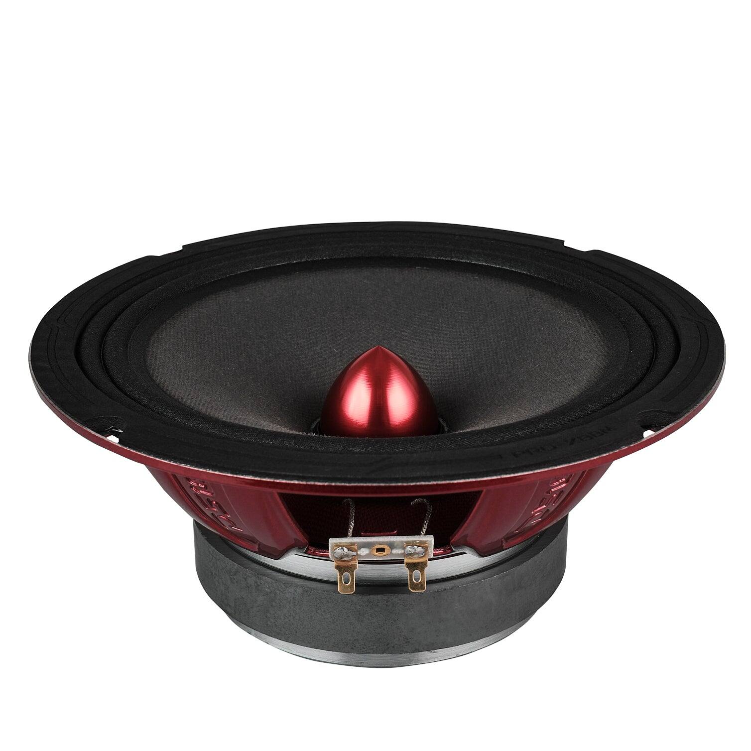 Angle. DS18 Audio - PRO-X 8" Mid-Range Loudspeaker with Bullet, 275W RMS 8-Ohm.