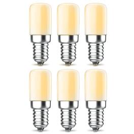HQRP - T8 E12 LED Bulbs 6-Pack for Dept 56 Village Houses - Replacement for 56.99244