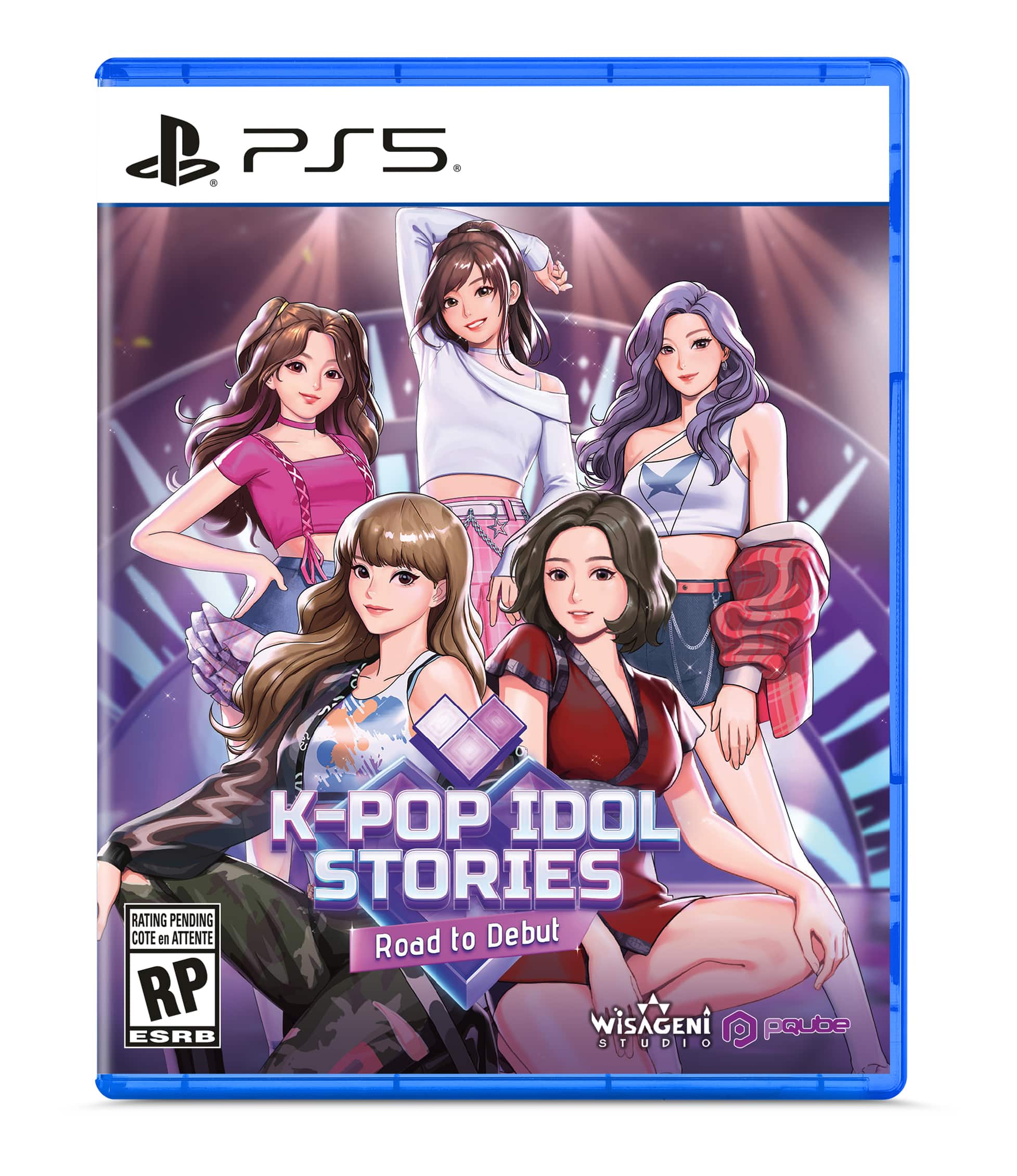 PS5  
K-POP IDOL STORIES  
RATING PENDING  
COTE EN ATTENTE  
Road to Debut  
RP  
ESRB  
WISAGENI  
STUDIO  
paube