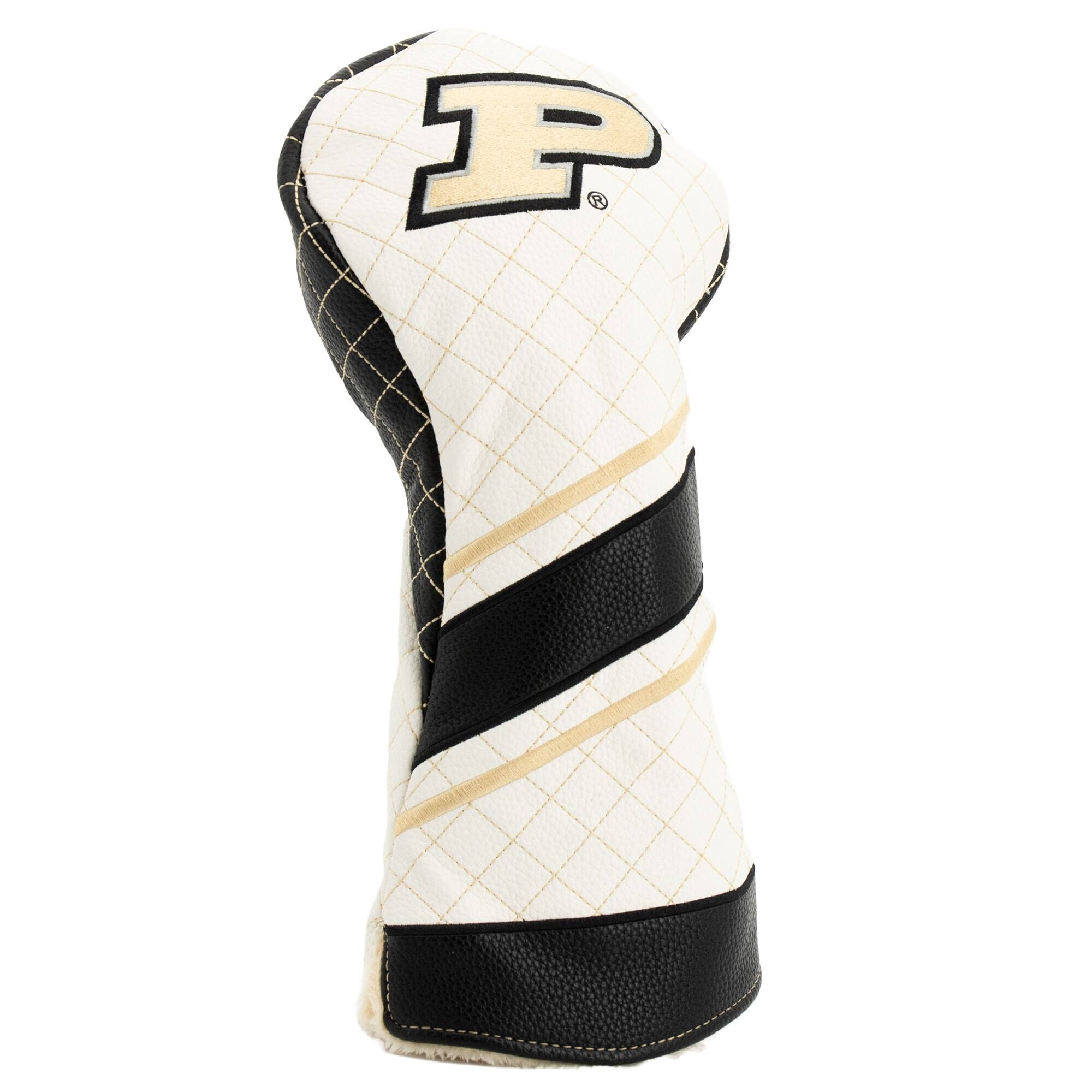 Alt View 2. Team Golf - Purdue Boilermakers Striped Quilted Driver Headcover - Multicolor.