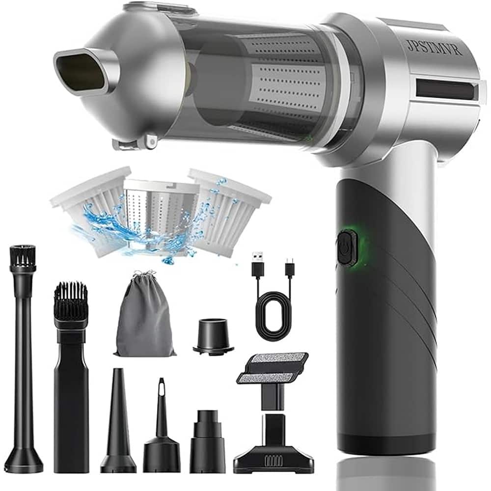 ACJPR - Car Vacuum Cleaner, 18000PA Vacuum Portable Cordless,