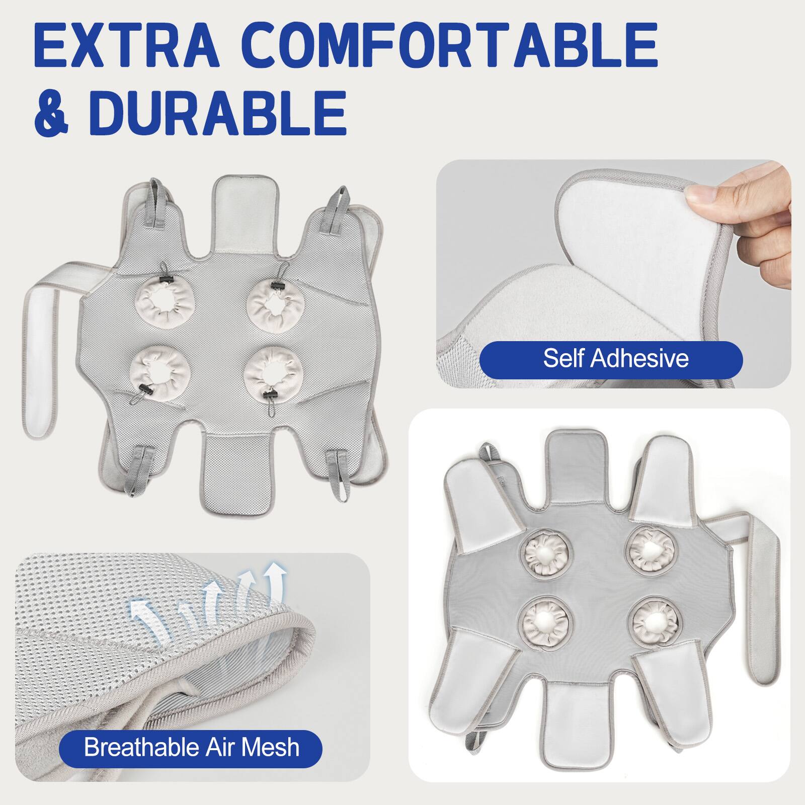 EXTRA COMFORTABLE & DURABLE

Self Adhesive

Breathable Air Mesh