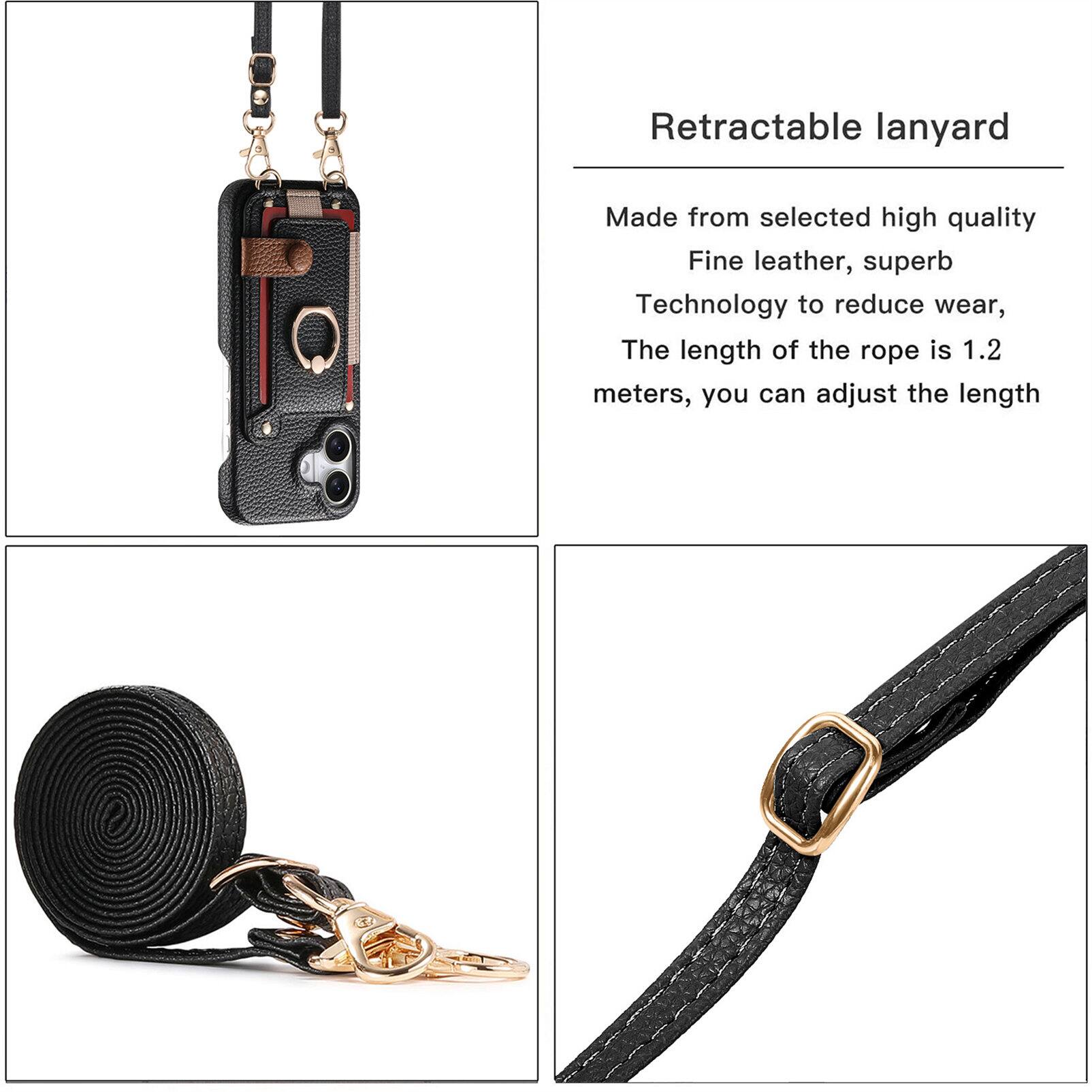 Retractable lanyard

Made from selected high quality Fine leather, superb Technology to reduce wear, The length of the rope is 1.2 meters, you can adjust the length