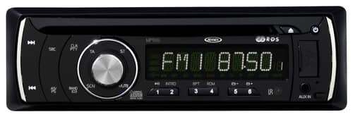 Front Standard. Jensen - CD - Apple® iPod®-Ready - In-Dash Deck with Detachable Faceplate and Remote.