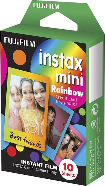 Wiskundig Chemie Naar de waarheid Fujifilm instax mini Rainbow Instant Film 16437401 - Best Buy