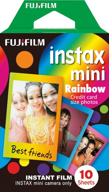 Angle Zoom. Fujifilm - instax mini Rainbow Instant Film.