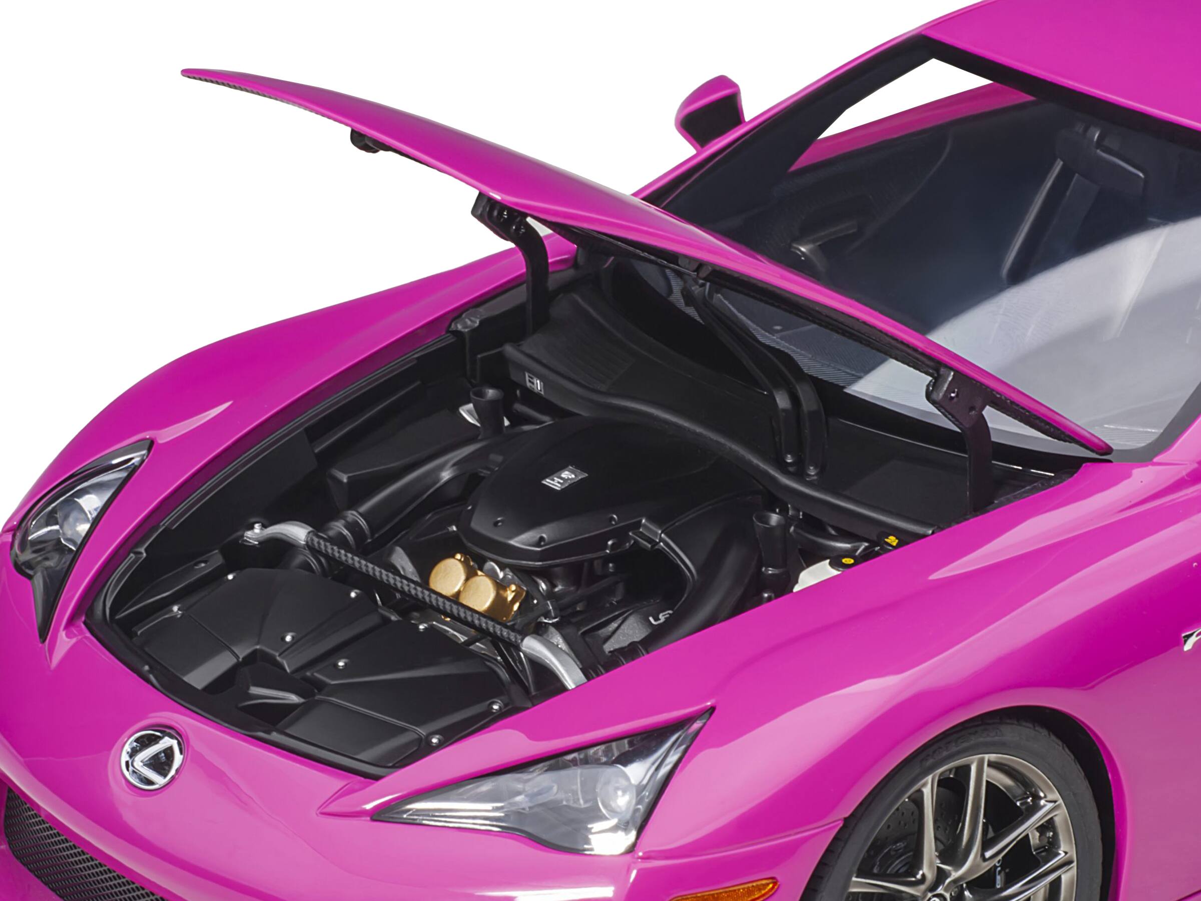 Left. Autoart - Lexus LFA Passionate Pink 1/18 Model Car by Autoart - Passionate Pink.
