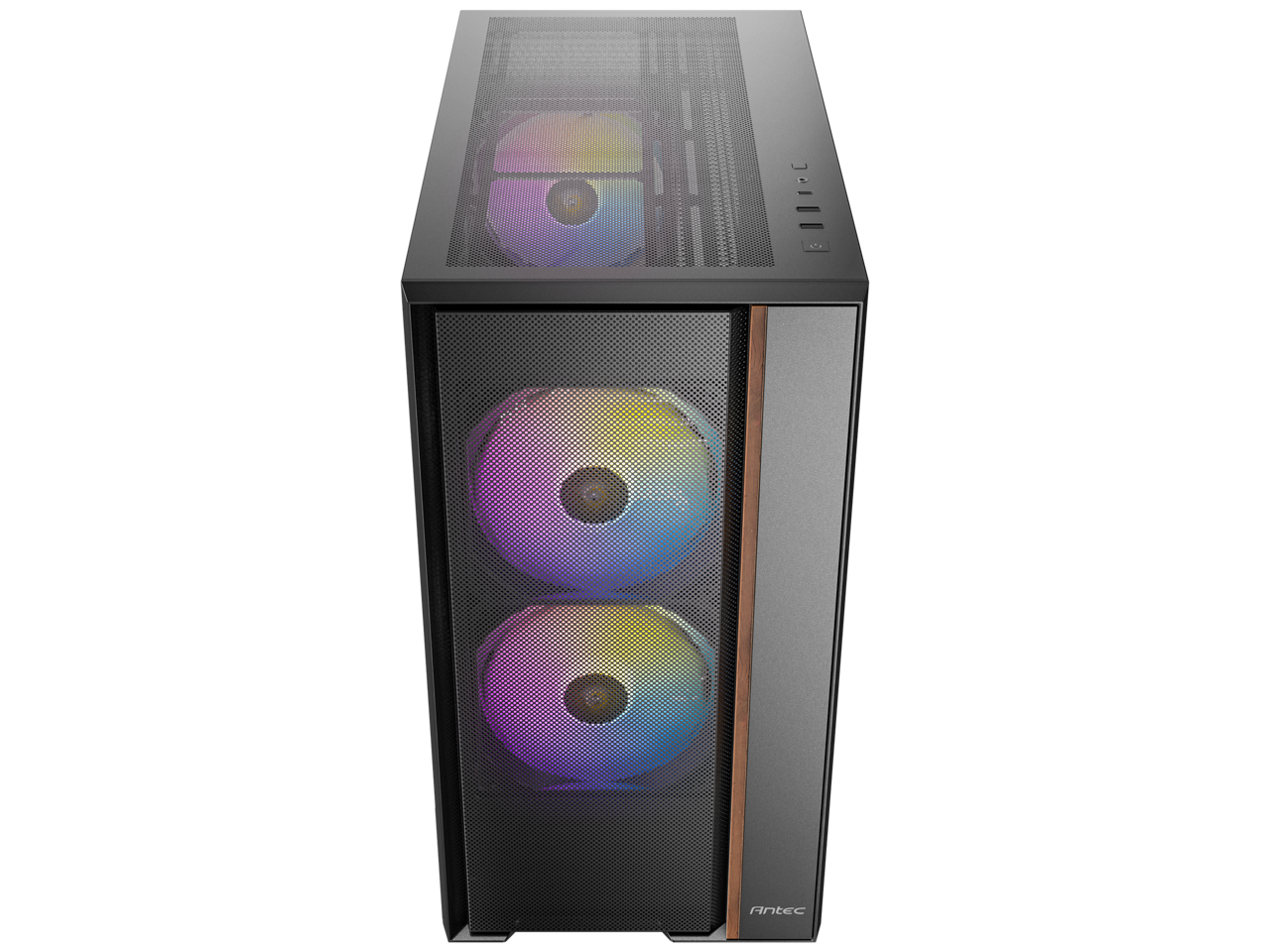 Antec FLUX Rear, 5 PWM Fans, F LUX Platform, Wood Accents