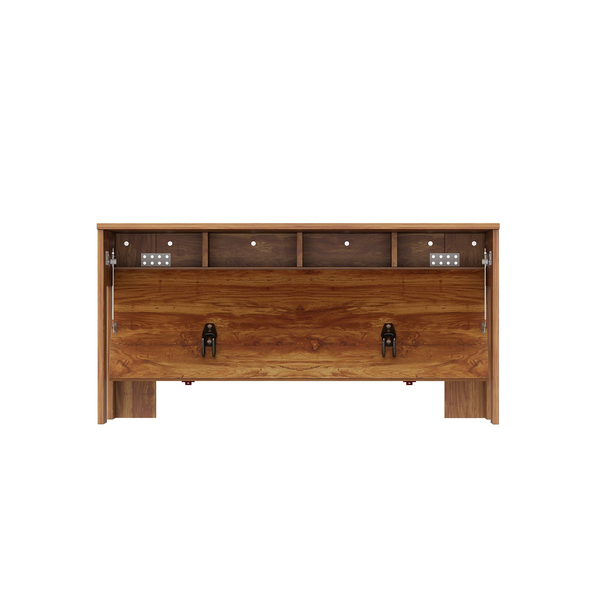 Alt View 8. FUFU & GAGA - Wooden Hidden Storage Coffee Table with Secret Compartments for Living Room, Modern Minimalist Design - Wooden.