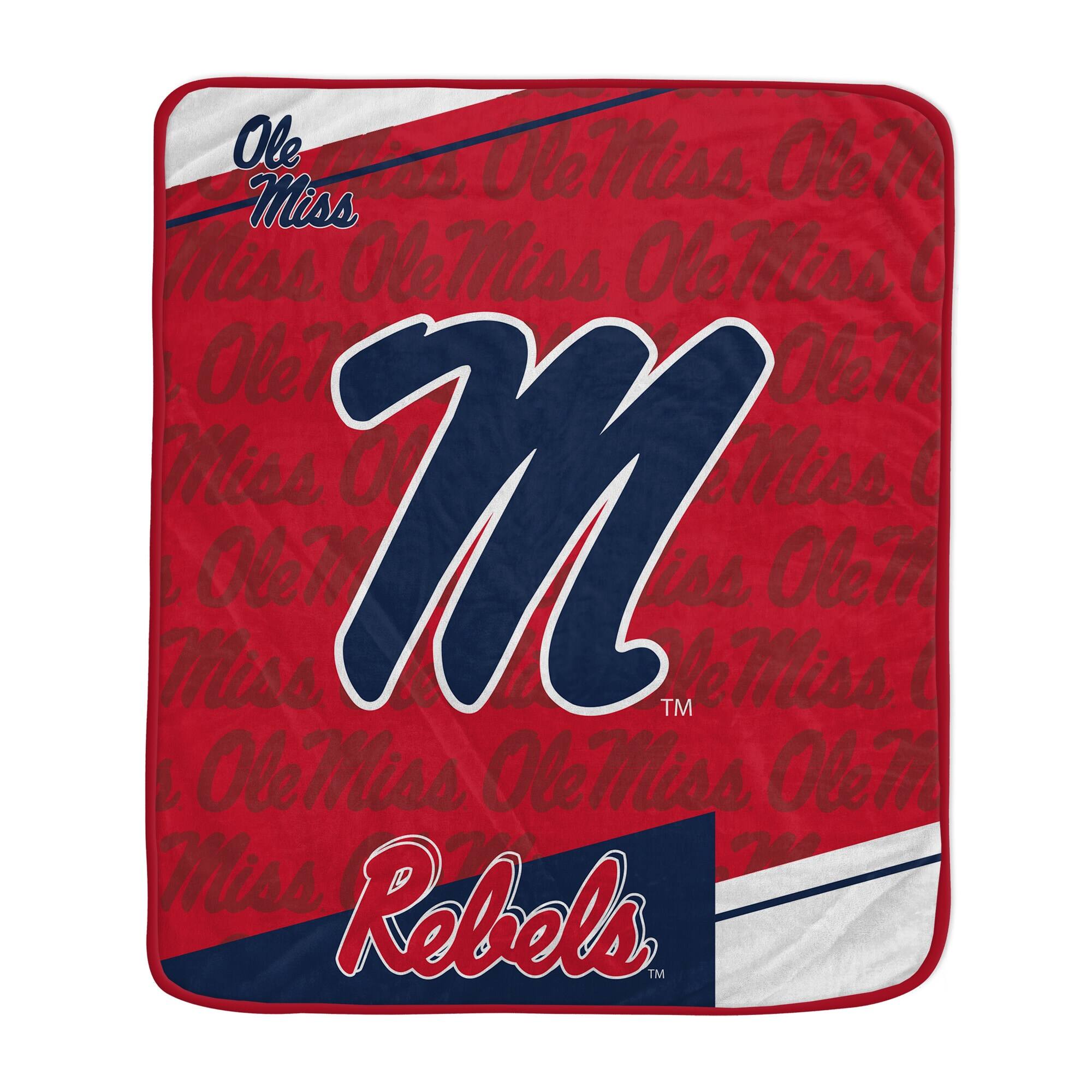Pegasus - Ole Miss Rebels 50" x 60" Diagonal Ghost Ultra Soft Blanket - Multicolor