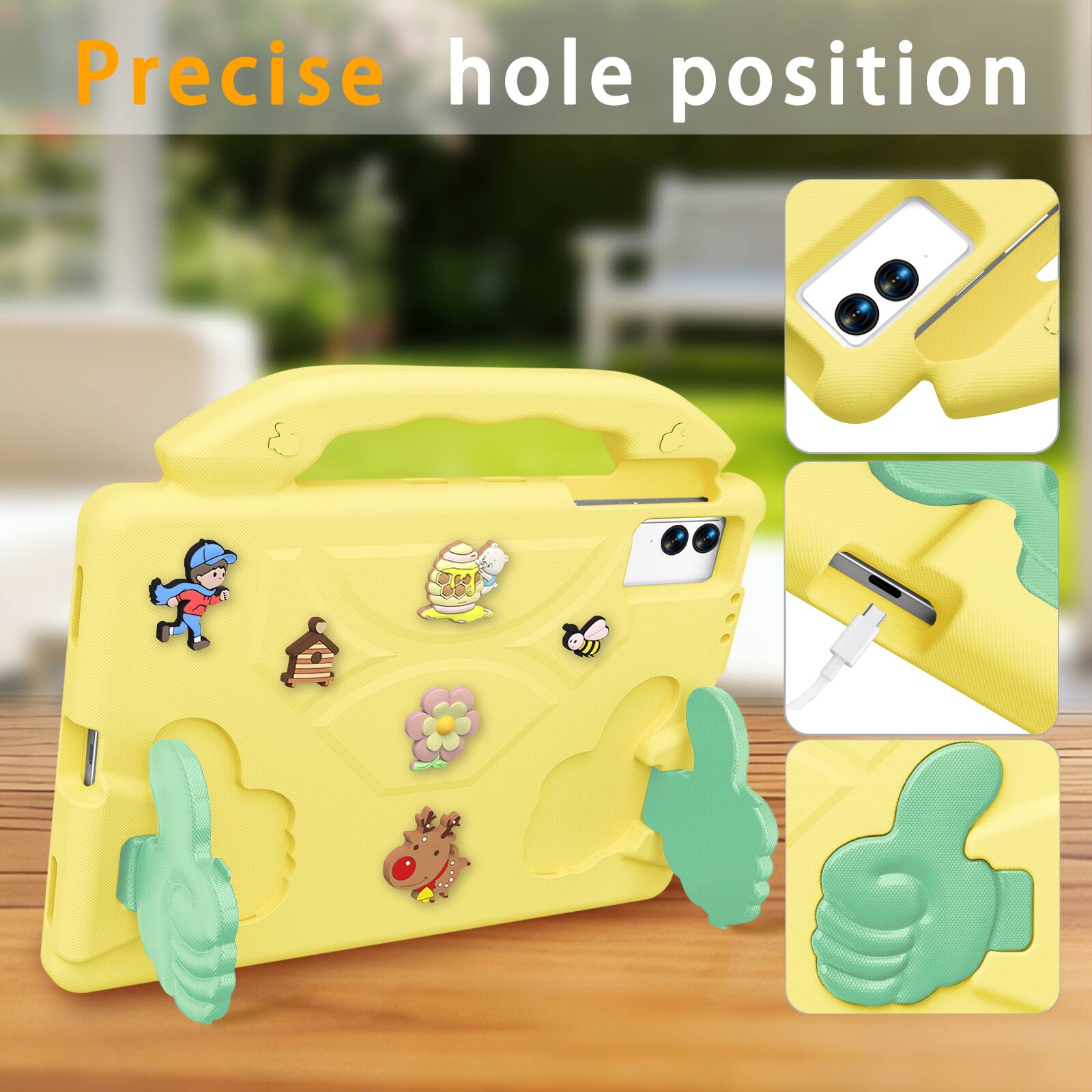 Precise hole position