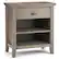 Front. Simpli Home - Artisan Bedside Table - Distressed Grey.