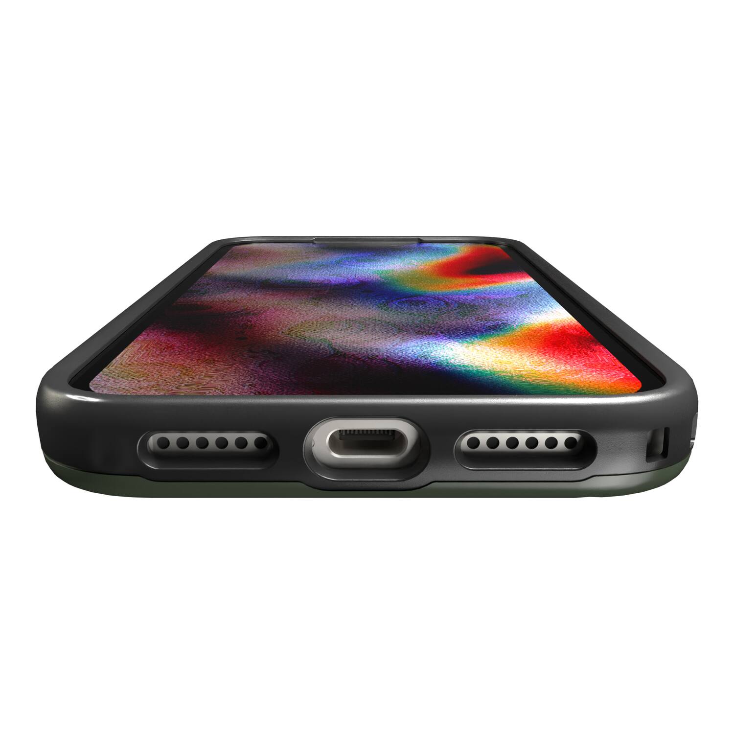 Alt View 2. Cellhelmet - Fortitude Series MagSafe Compatible Case for iPhone 17 Pro Max - Mossy Oak® Bottomland®.