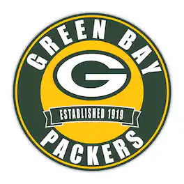 Fan Creations - Green Bay Packers 24" Circle with Banner - Multicolor