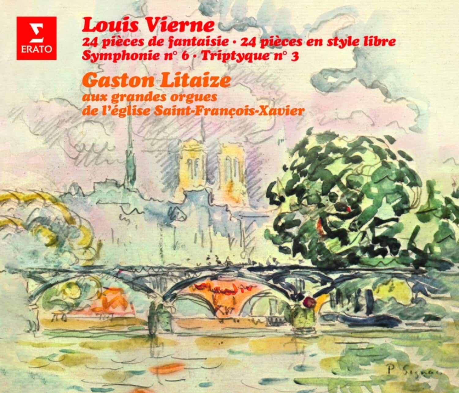 Gaston Litaizem - LOUIS VIERNE 24 Pieces de fantaisie, Opp. 51-54/24 Pieces en style   - COMPACT DISCS [CD] price history on PriceWatchPro