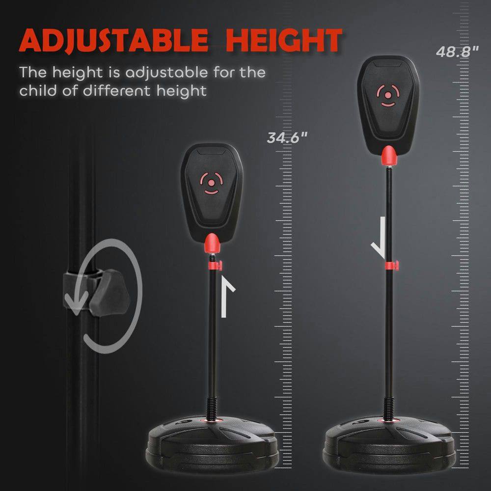 ADJUSTABLE HEIGHT

The height is adjustable for the child of different height

48.8"

34.6"
